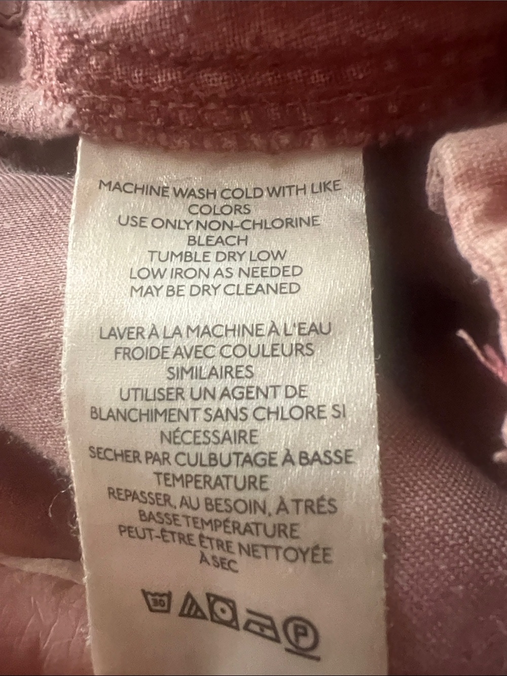 Pilcro/Anthropologie linen blend Rose Pink Denim Pants with - Picture 5 of 13